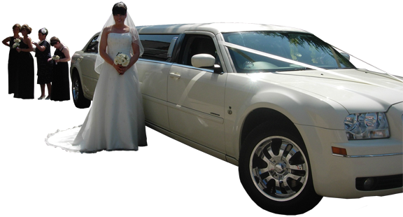 limo wedding home